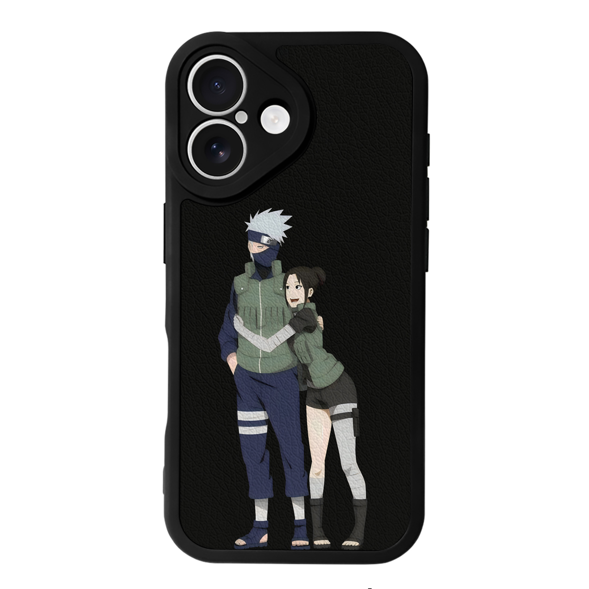 （画像用） NARUTO -ナルト- はたけ カカシ Hatake Kakashi 【iPhone 16シリーズ対応】シリコンスマホケース（レザー調） 材質：シリコン